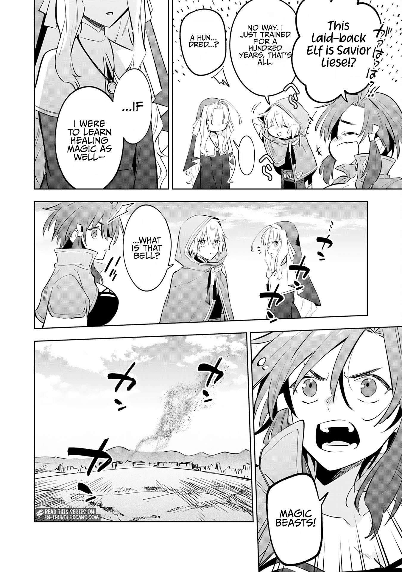 The Reincarnated Elf Left on a Journey to Master His Magic and With His Extra Lifespan Became a Living Legend Chapter 34 page 14