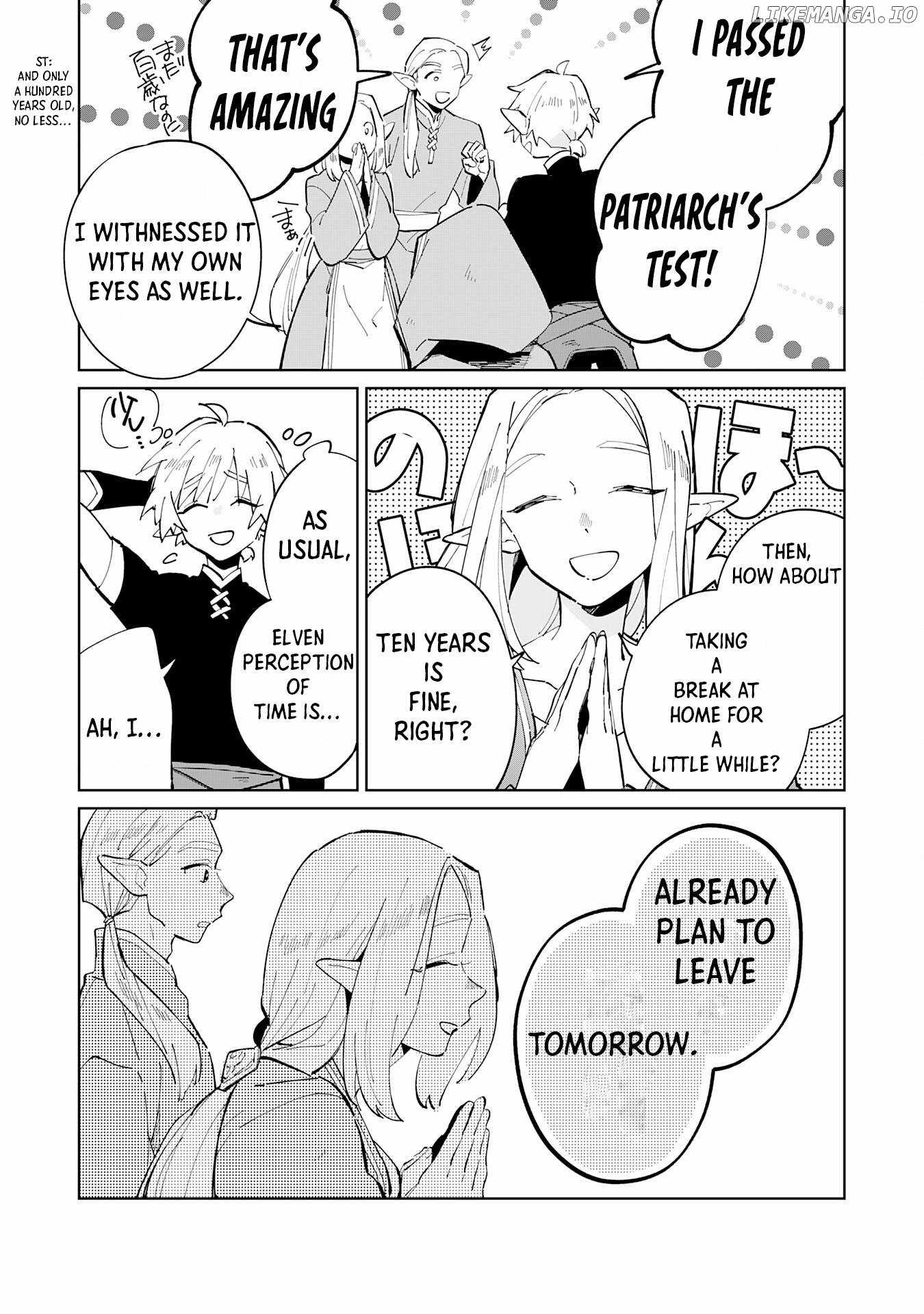 The Reincarnated Elf Left on a Journey to Master His Magic and With His Extra Lifespan Became a Living Legend Chapter 4 page 3