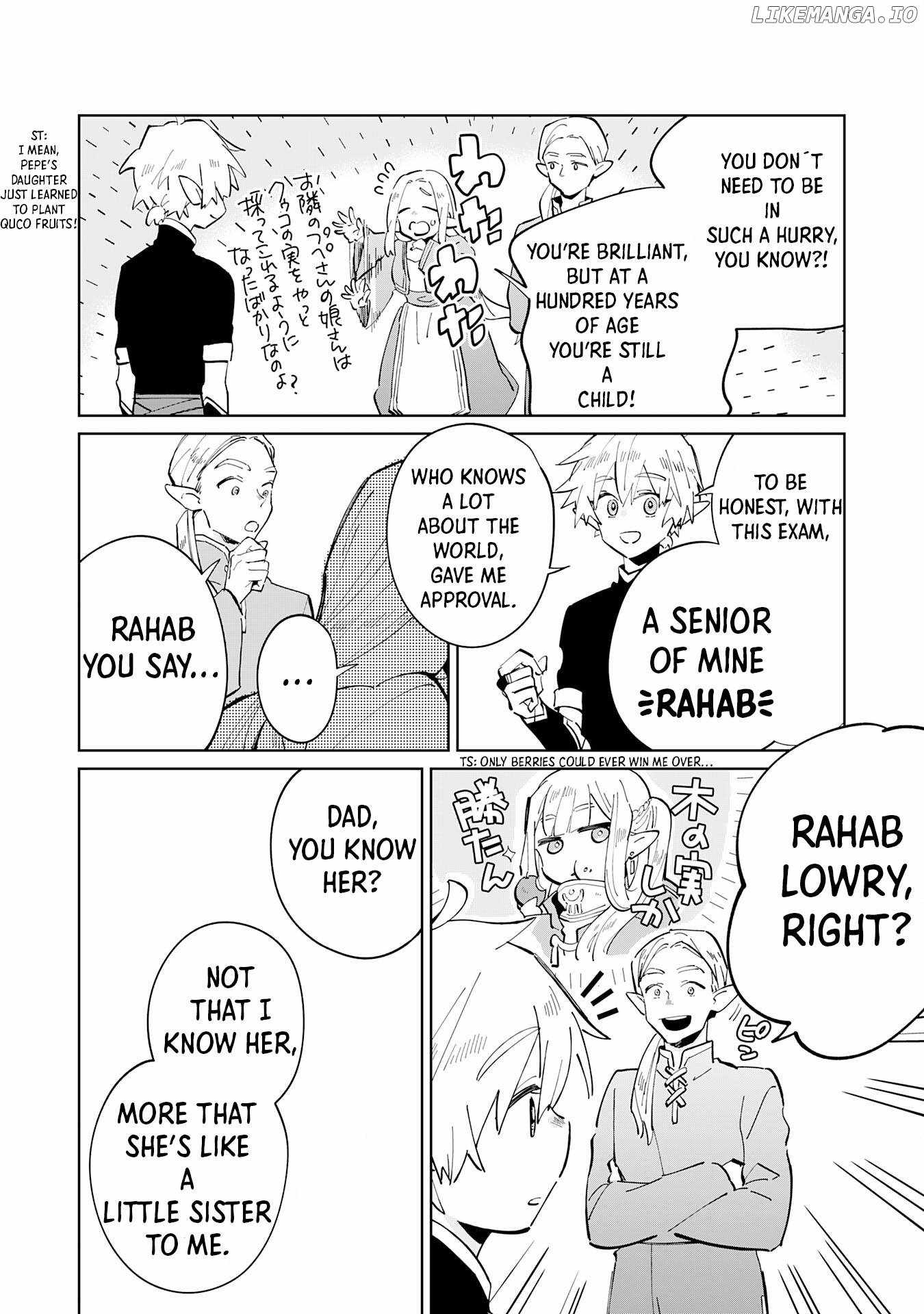 The Reincarnated Elf Left on a Journey to Master His Magic and With His Extra Lifespan Became a Living Legend Chapter 4 page 4