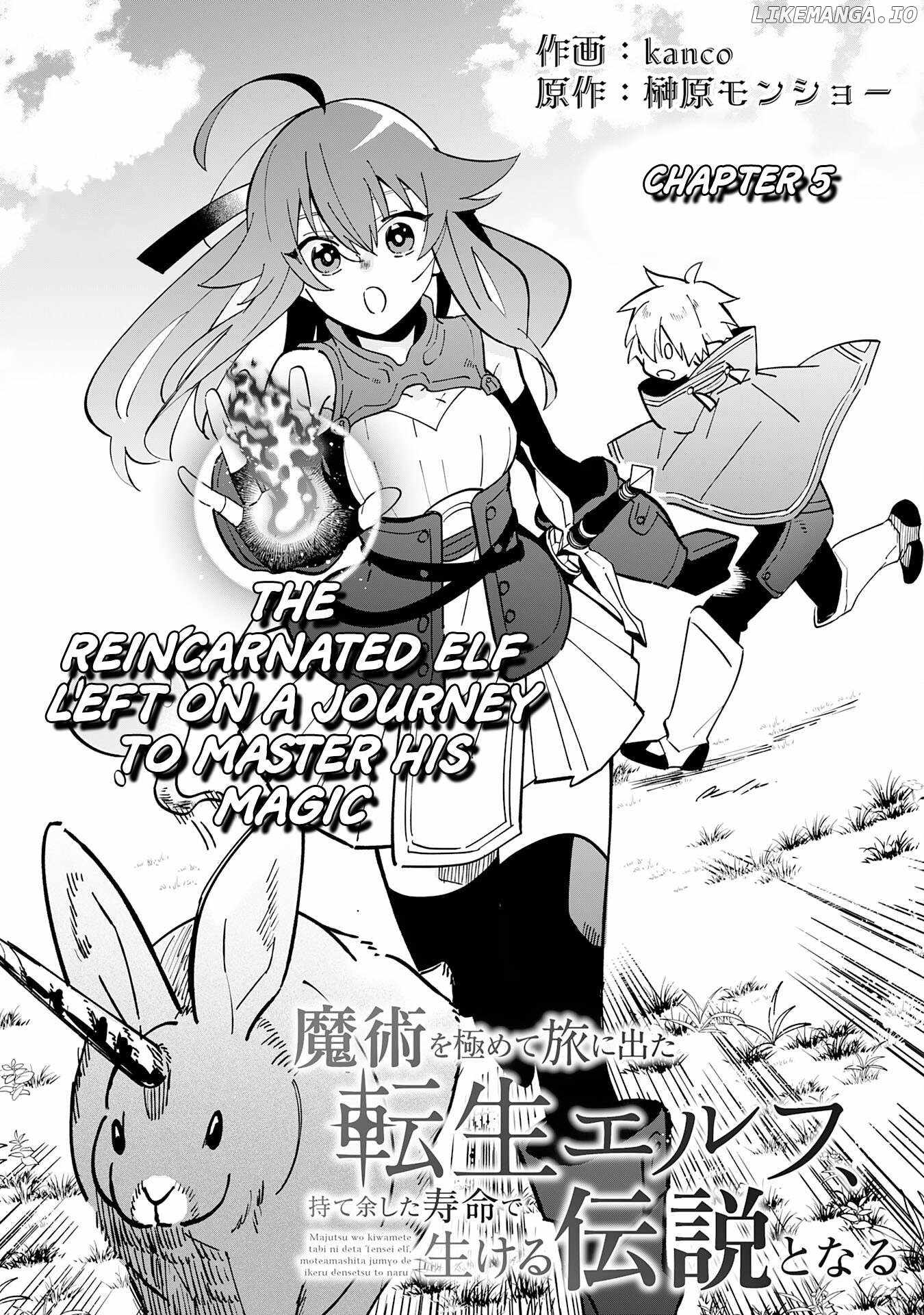 The Reincarnated Elf Left on a Journey to Master His Magic and With His Extra Lifespan Became a Living Legend Chapter 5 page 3