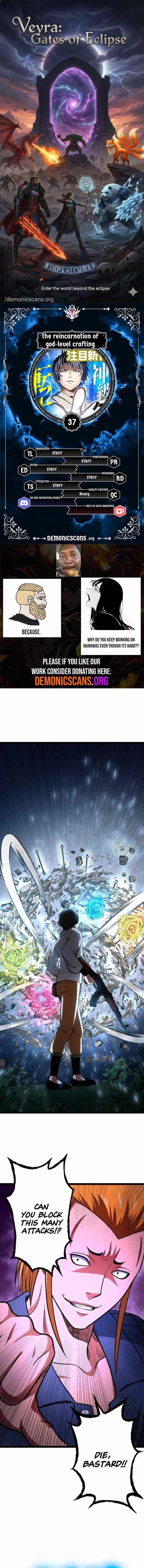 The Reincarnation of God-Level Crafting Chapter 37 page 1