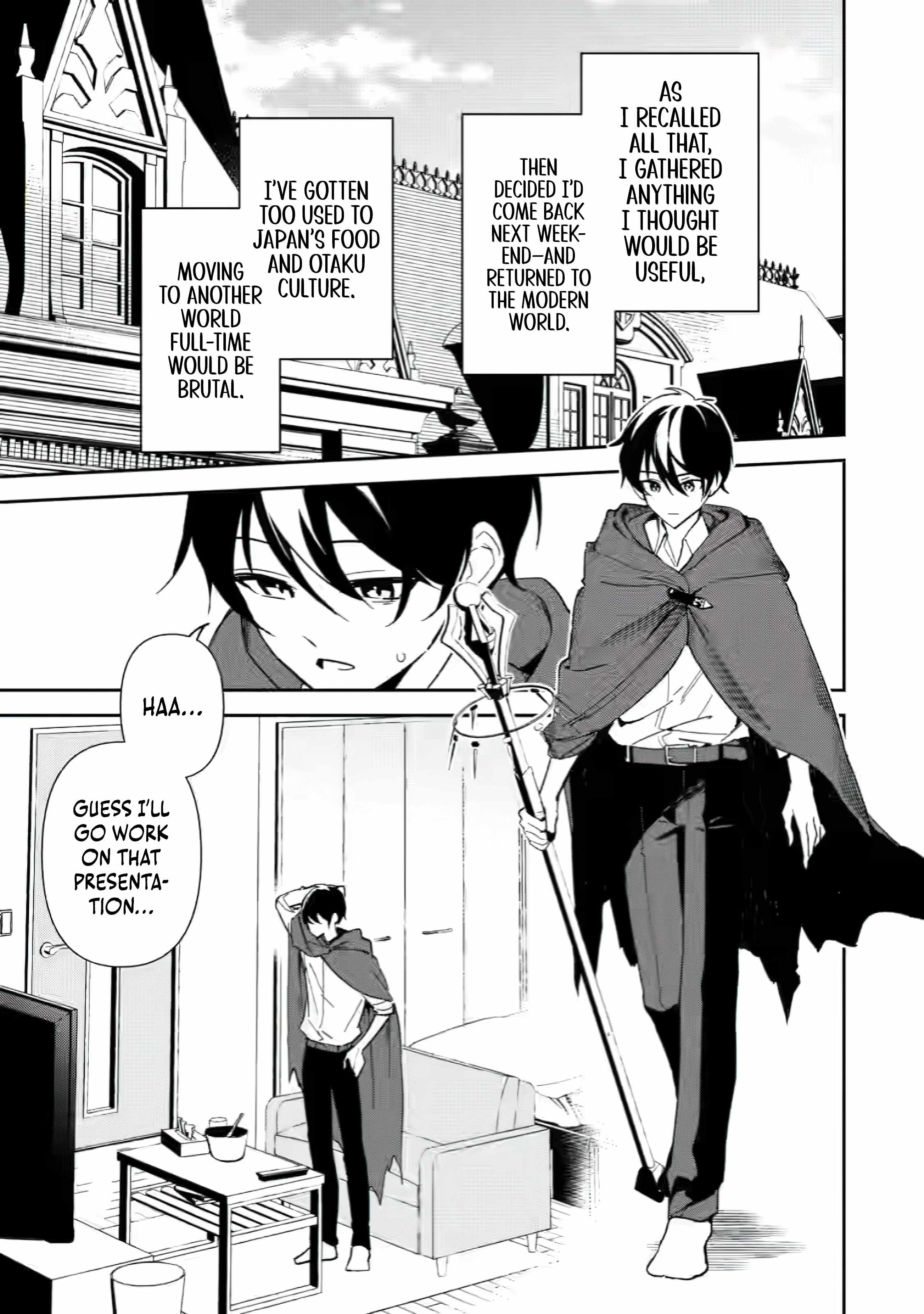 The Relaxed Harem Life of an Around 30 Magician ~A Black Company Slave Living Freely in Another World~ Chapter 1.2 page 2