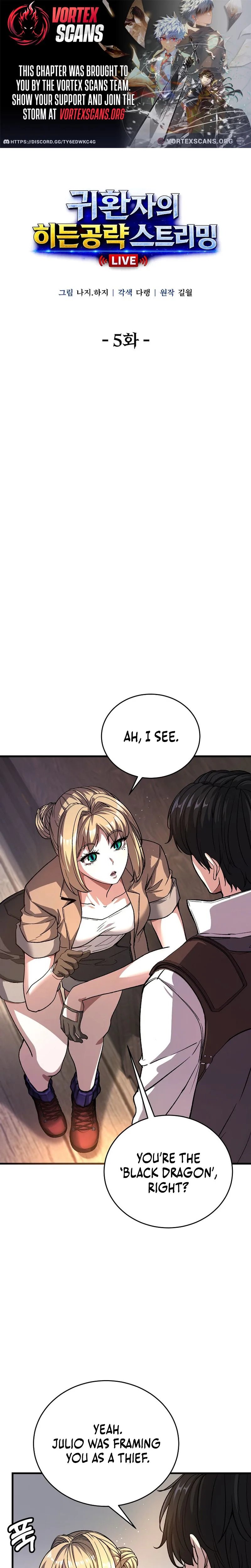 The Returnee’s Hidden Strategy Stream Chapter 5 page 1