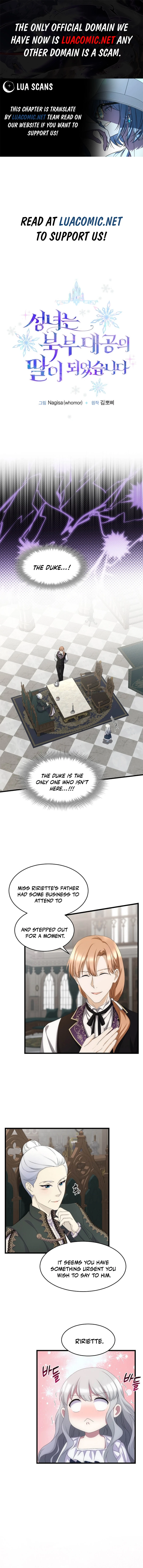 The Saintess Became the Northern Grand Duke’s Daughter Chapter 32 page 2
