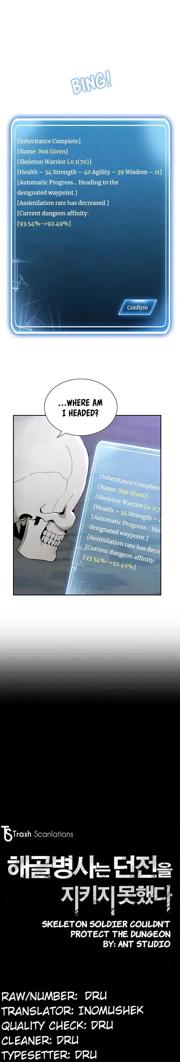 The Skeleton Soldier Failed to Defend the Dungeon Chapter 12 page 2
