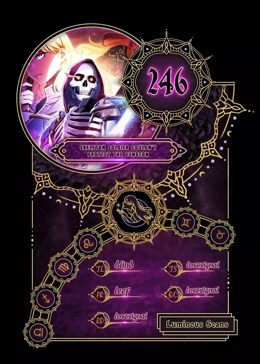 The Skeleton Soldier Failed to Defend the Dungeon Chapter 246 page 1