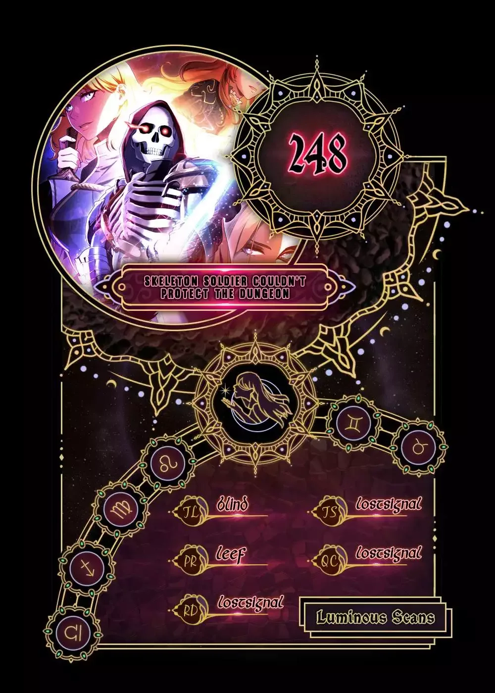 The Skeleton Soldier Failed to Defend the Dungeon Chapter 248 page 1