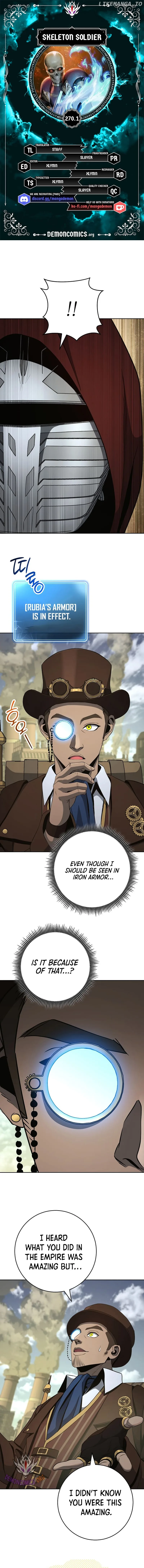 The Skeleton Soldier Failed to Defend the Dungeon Chapter 270.1 page 1