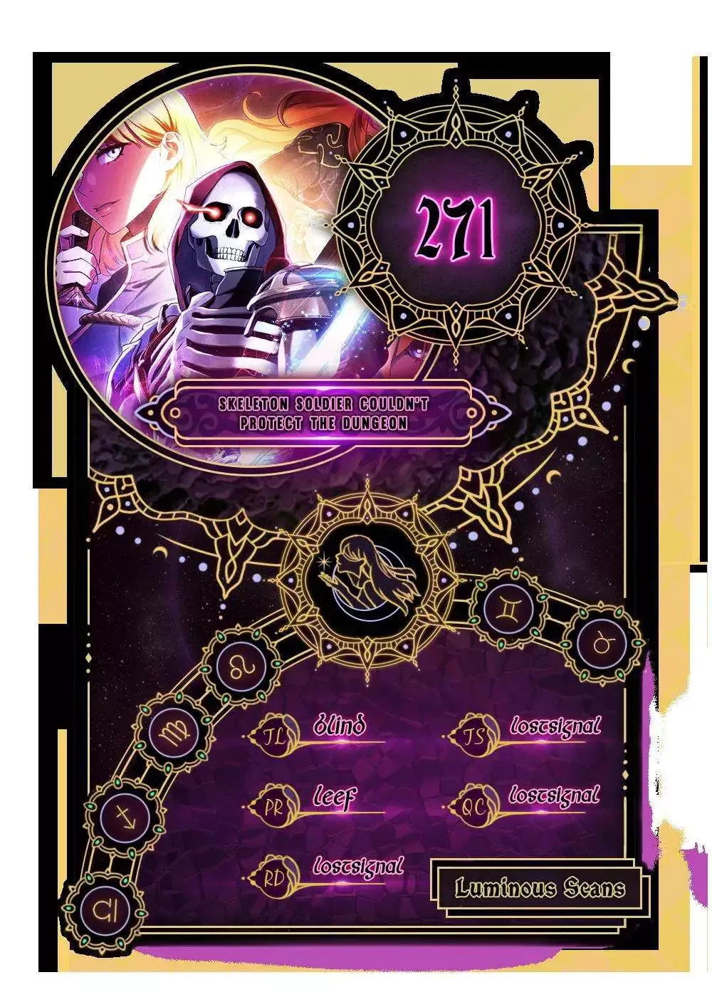 The Skeleton Soldier Failed to Defend the Dungeon Chapter 271 page 1