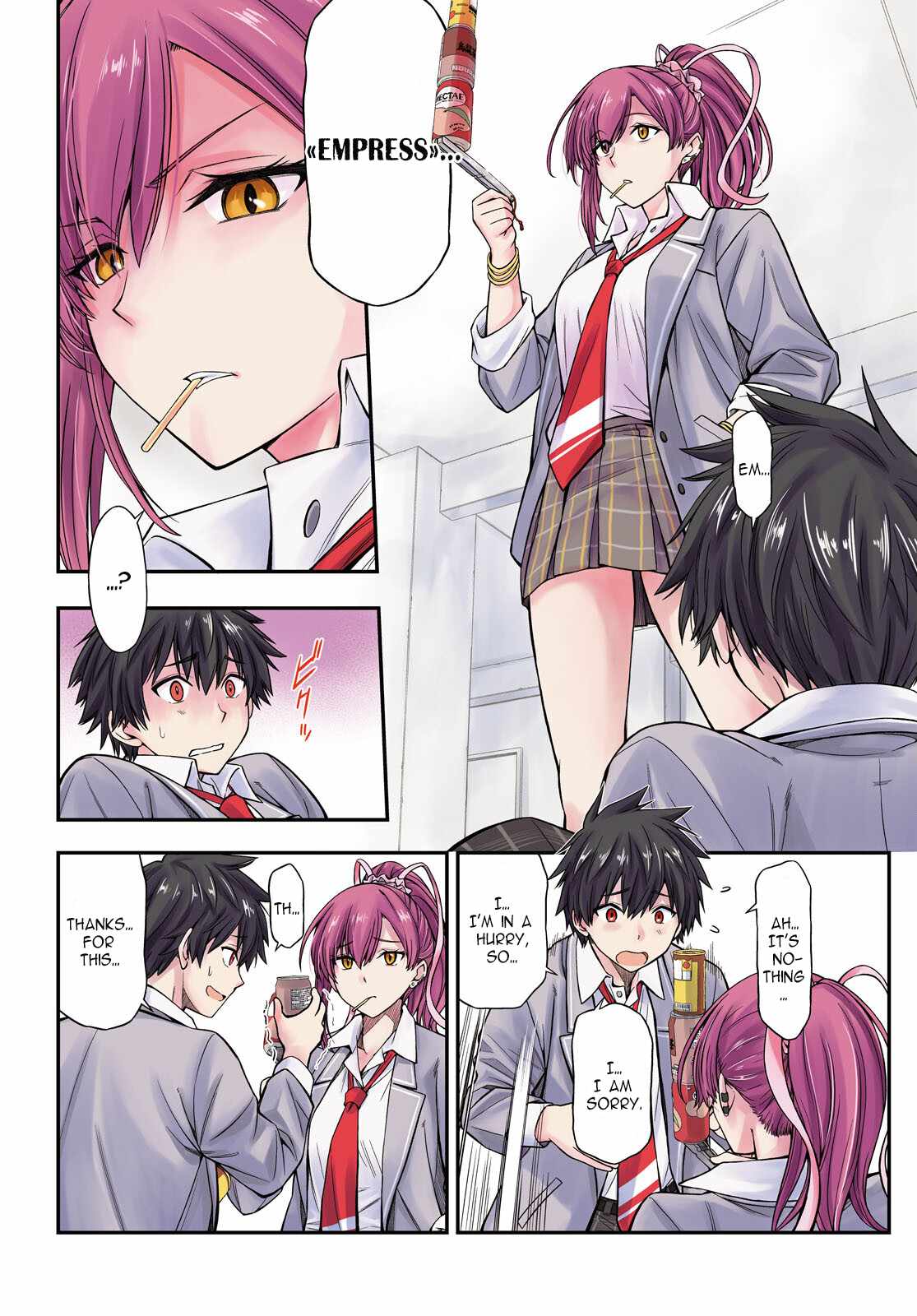 The Story of Being Taught How to Fight by a Delinquent Gyaru Chapter 1 page 3
