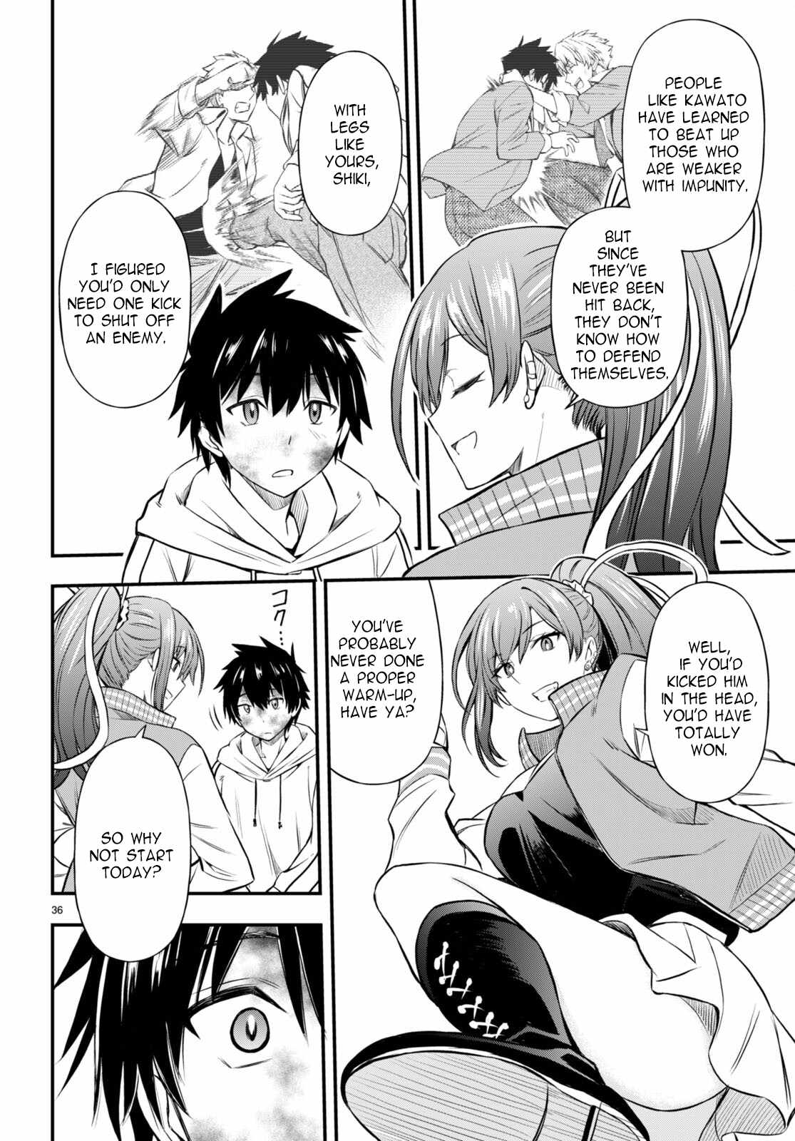 The Story of Being Taught How to Fight by a Delinquent Gyaru Chapter 1 page 39