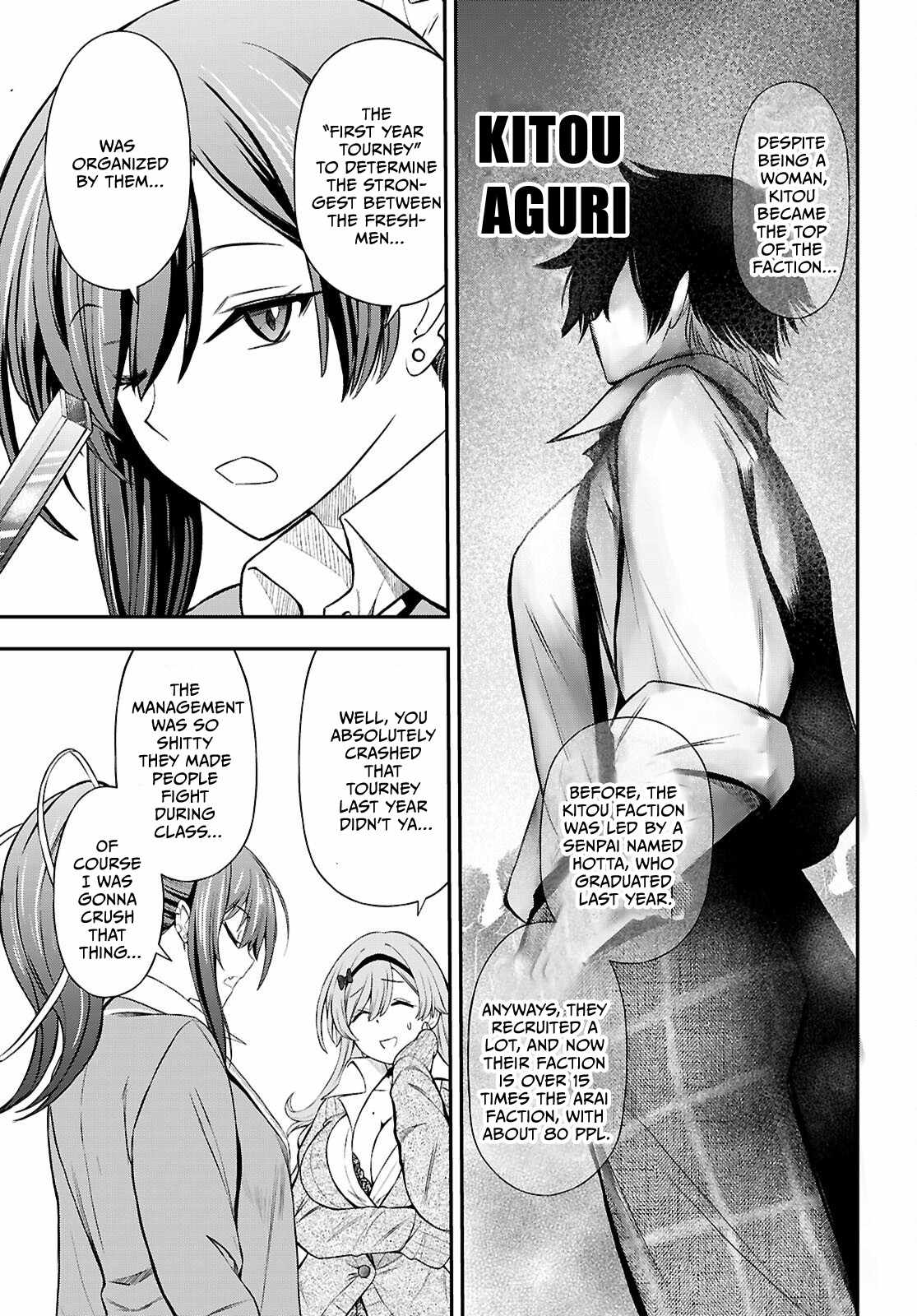 The Story of Being Taught How to Fight by a Delinquent Gyaru Chapter 12 page 15