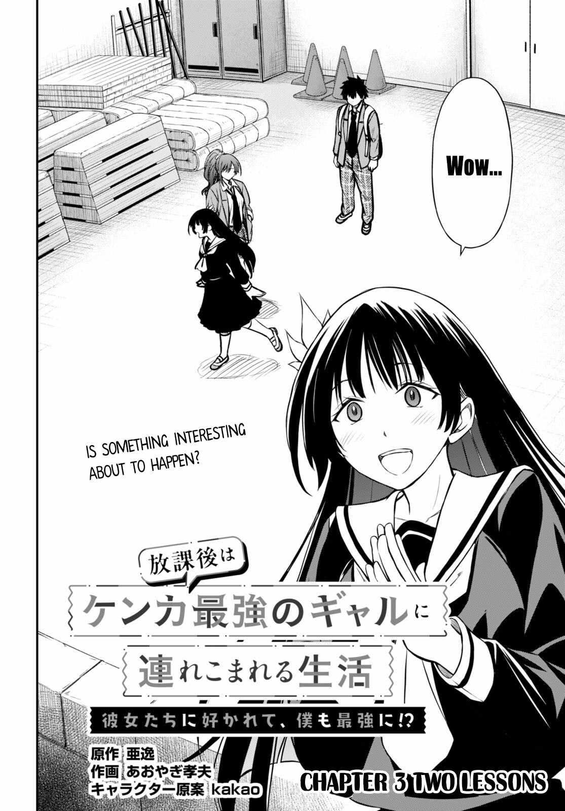 The Story of Being Taught How to Fight by a Delinquent Gyaru Chapter 3 page 2