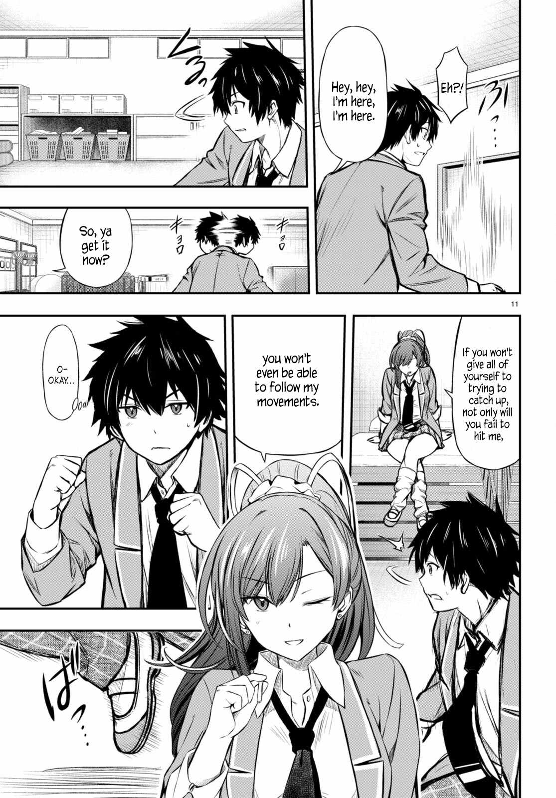 The Story of Being Taught How to Fight by a Delinquent Gyaru Chapter 3 page 11