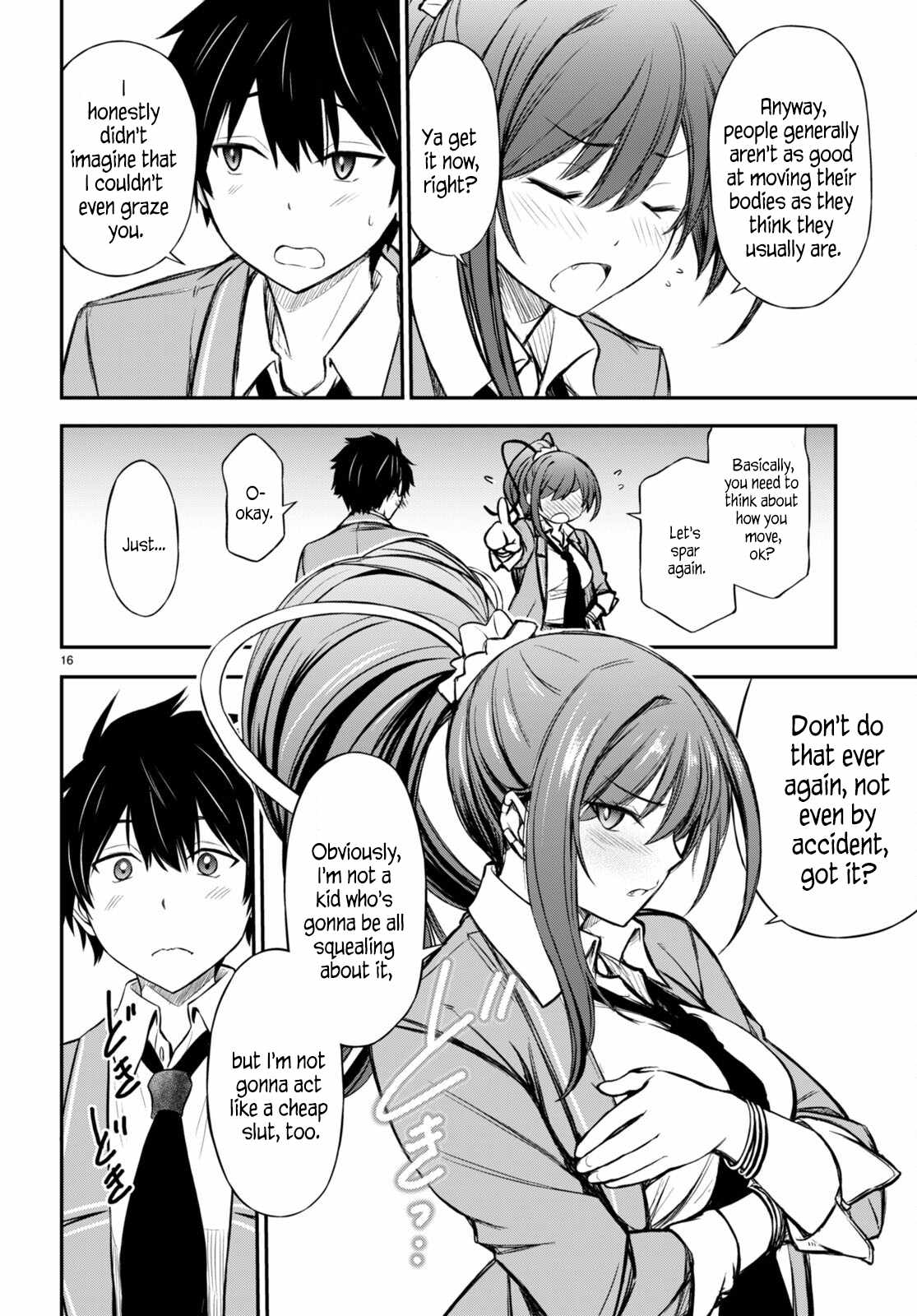 The Story of Being Taught How to Fight by a Delinquent Gyaru Chapter 3 page 16