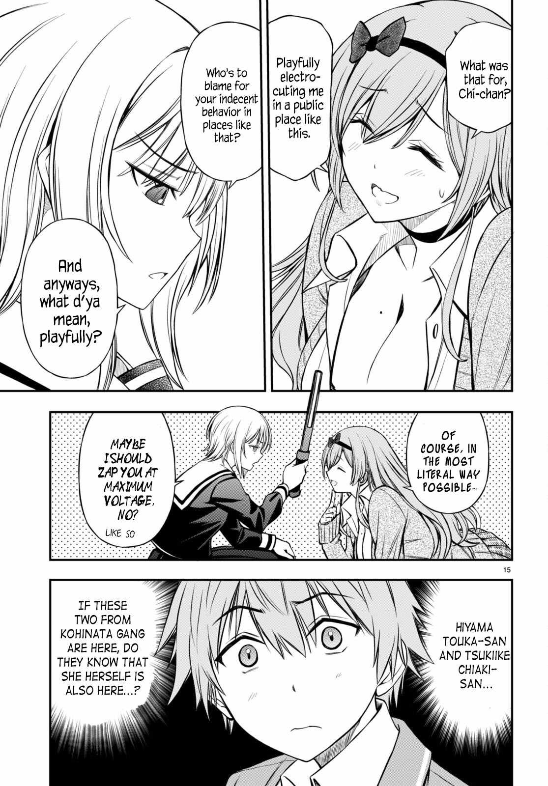 The Story of Being Taught How to Fight by a Delinquent Gyaru Chapter 4 page 15