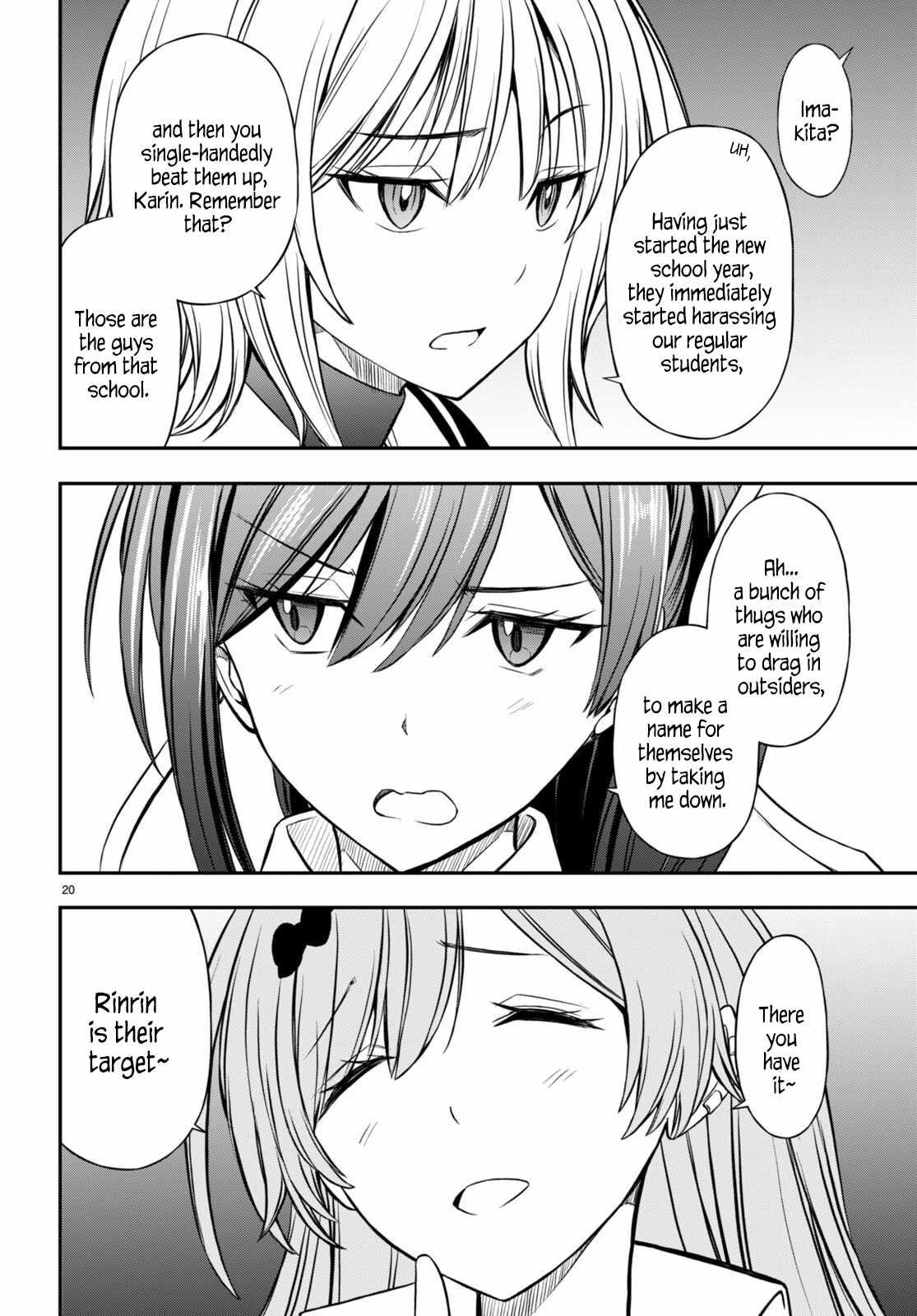 The Story of Being Taught How to Fight by a Delinquent Gyaru Chapter 4 page 20
