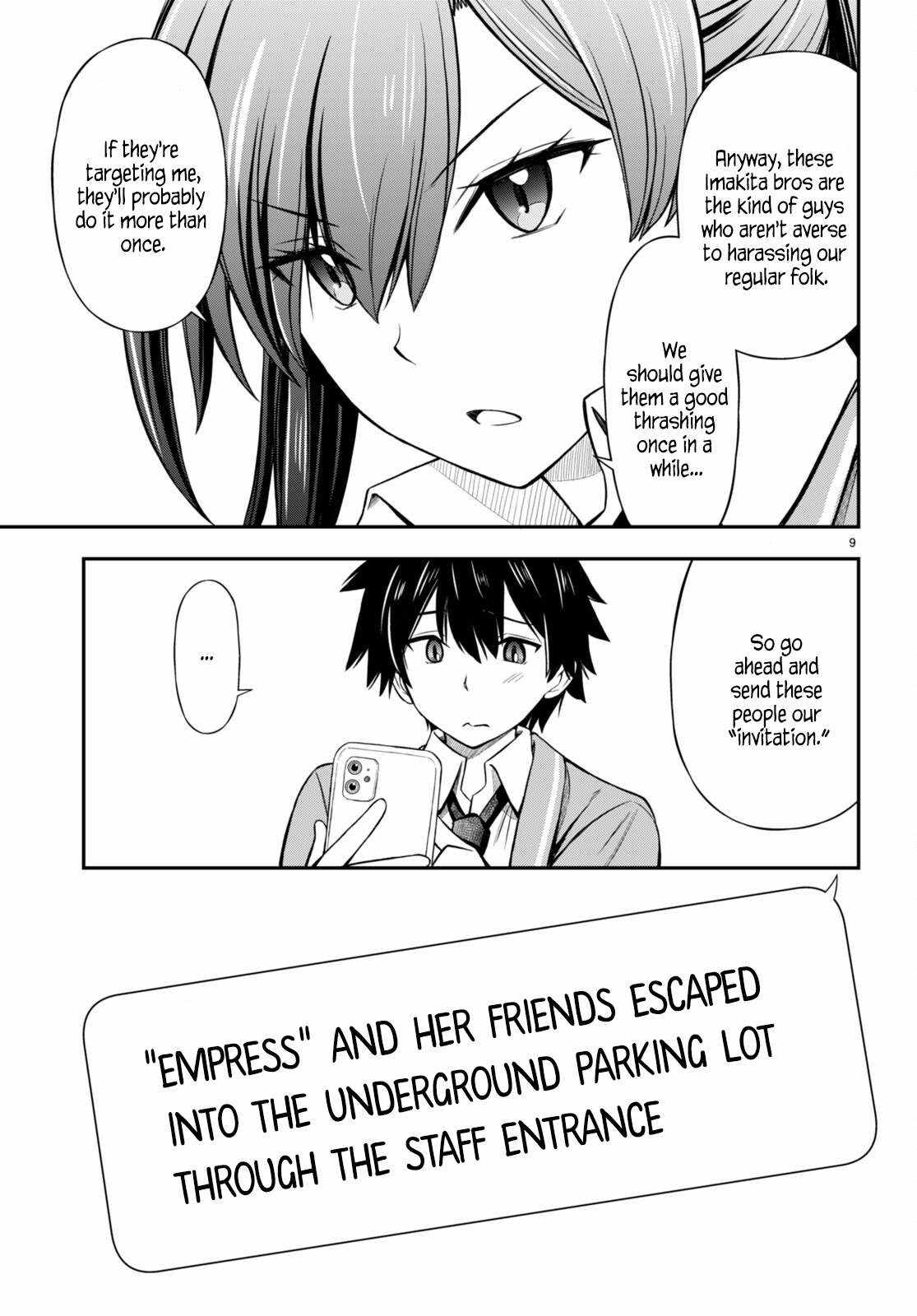 The Story of Being Taught How to Fight by a Delinquent Gyaru Chapter 5 page 9