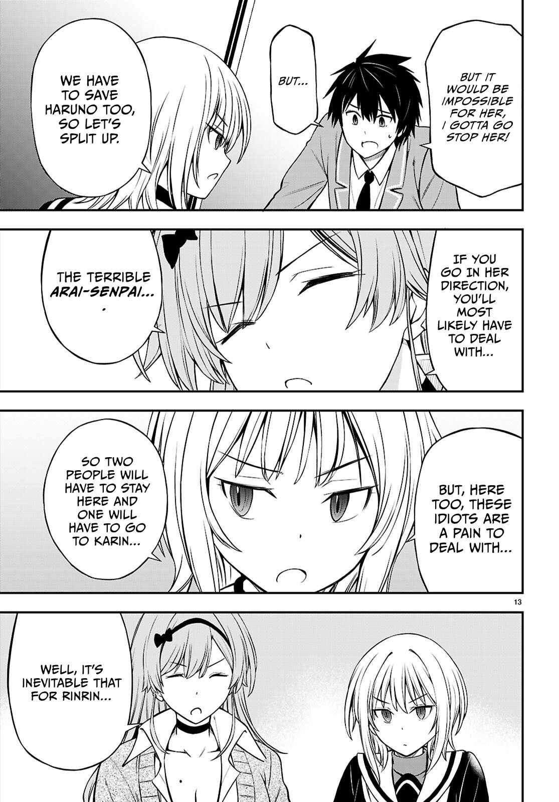 The Story of Being Taught How to Fight by a Delinquent Gyaru Chapter 9 page 13
