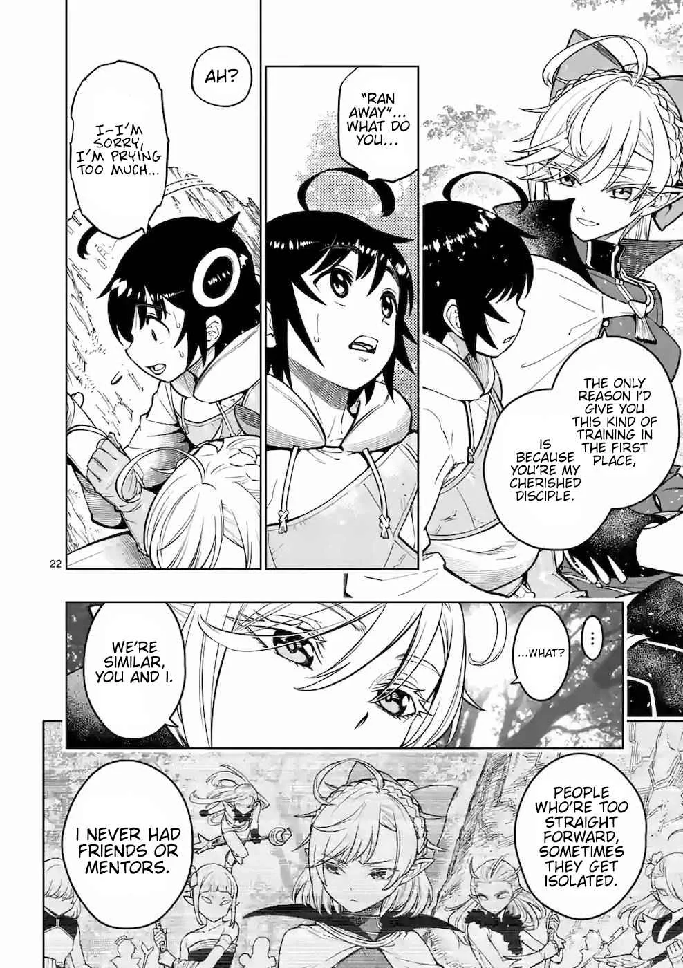 The Strongest Female Masters, Who Are Trying to Raise Me Up, Are in Shambles Over Their Training Policy Chapter 17 page 22