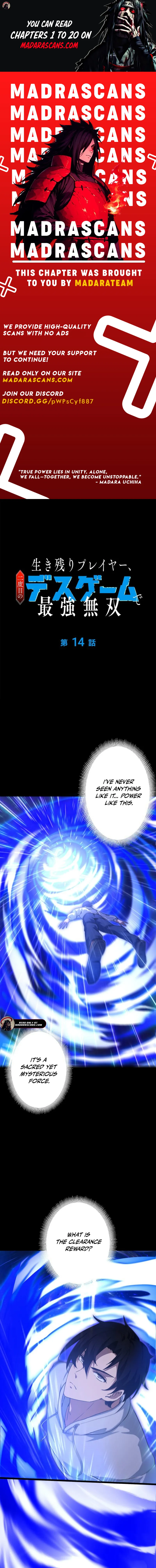 The Surviving Player: Unrivaled in the Second Death Game Chapter 14 page 1