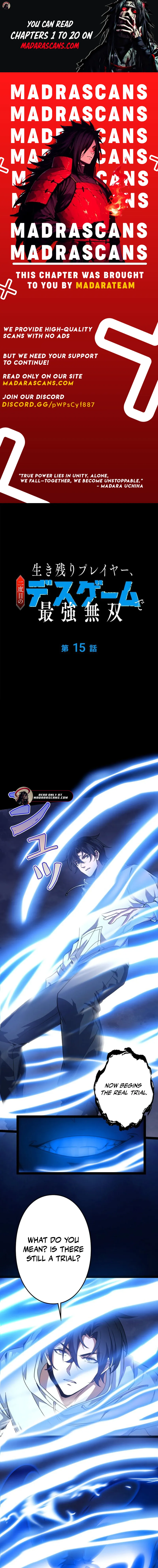 The Surviving Player: Unrivaled in the Second Death Game Chapter 15 page 1