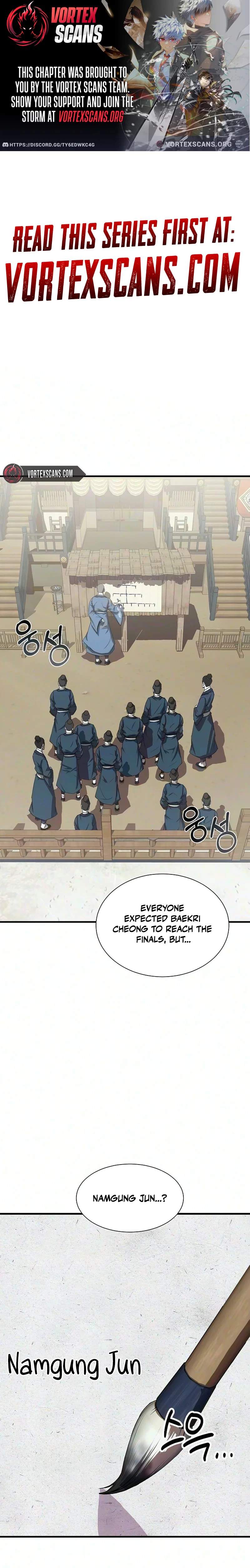 The Sword Emperor’s Path to Namgung Chapter 8 page 1