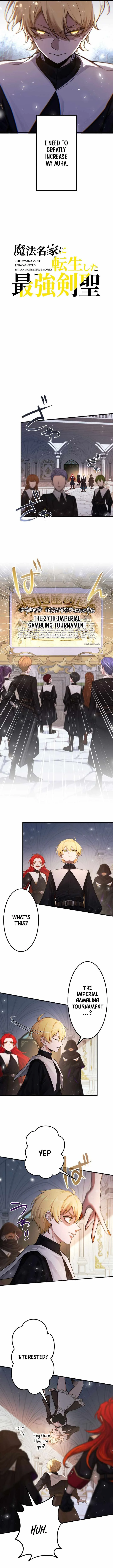The Sword Saint Reincarnated Into a Noble Mage Family Chapter 16 page 2