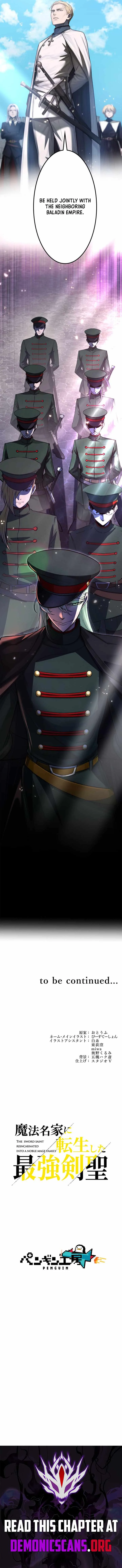 The Sword Saint Reincarnated Into a Noble Mage Family Chapter 21 page 14