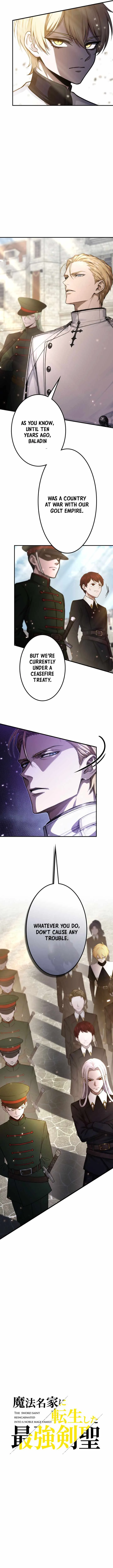 The Sword Saint Reincarnated Into a Noble Mage Family Chapter 22 page 2