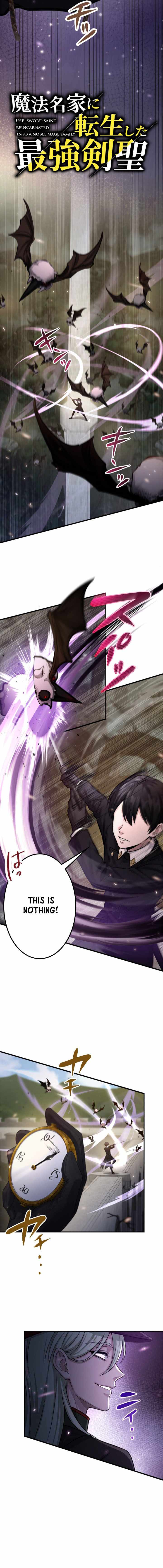 The Sword Saint Reincarnated Into a Noble Mage Family Chapter 24 page 2