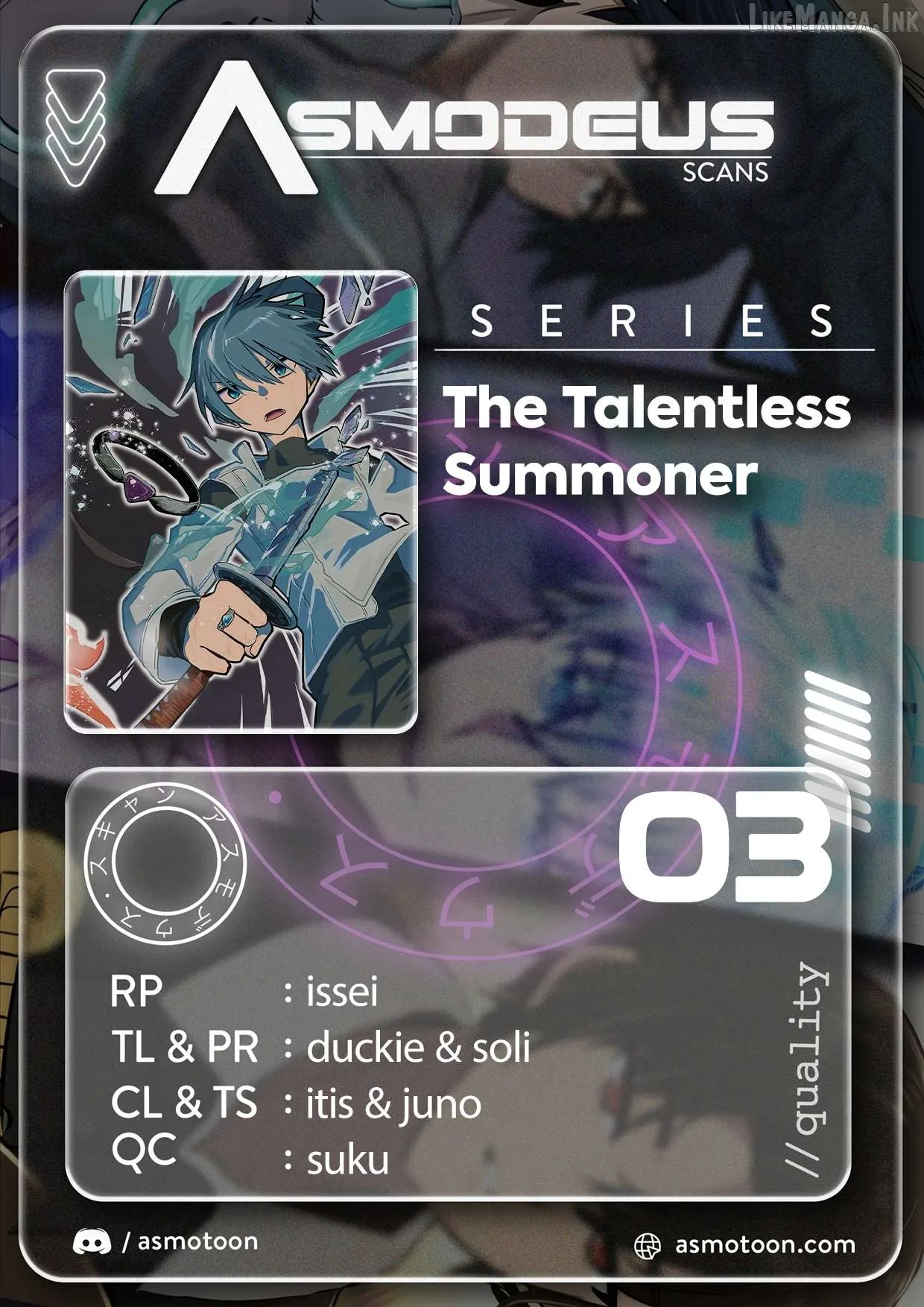 The Talentless Summoner Chapter 3 page 1