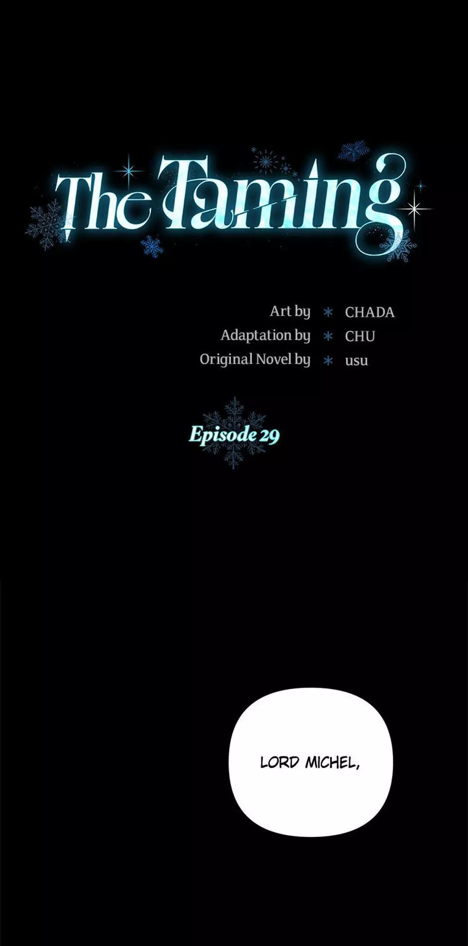 The Taming Chapter 29 page 1