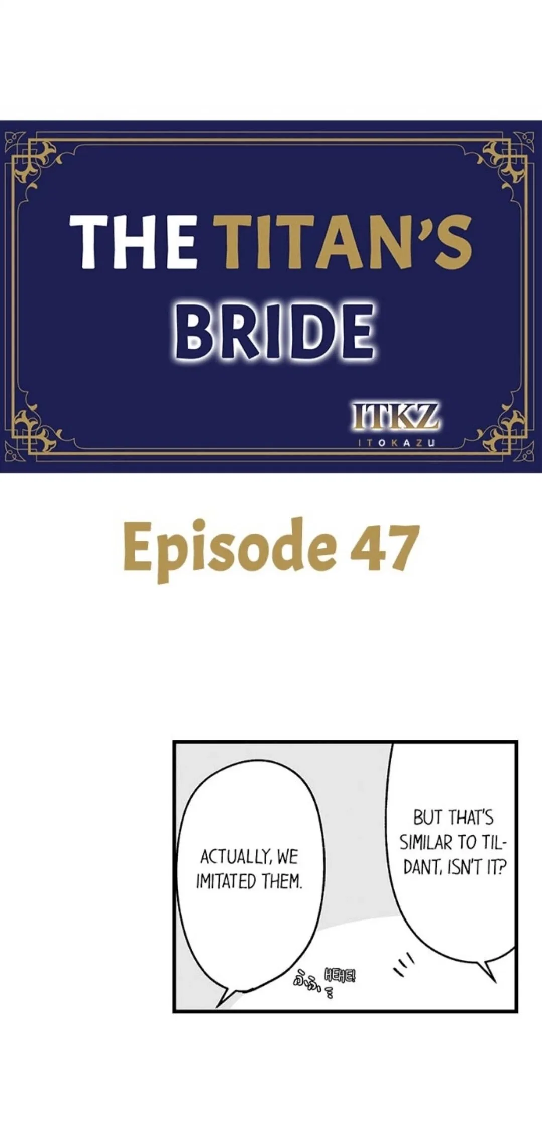 The Titan's Bride Chapter 47 page 1