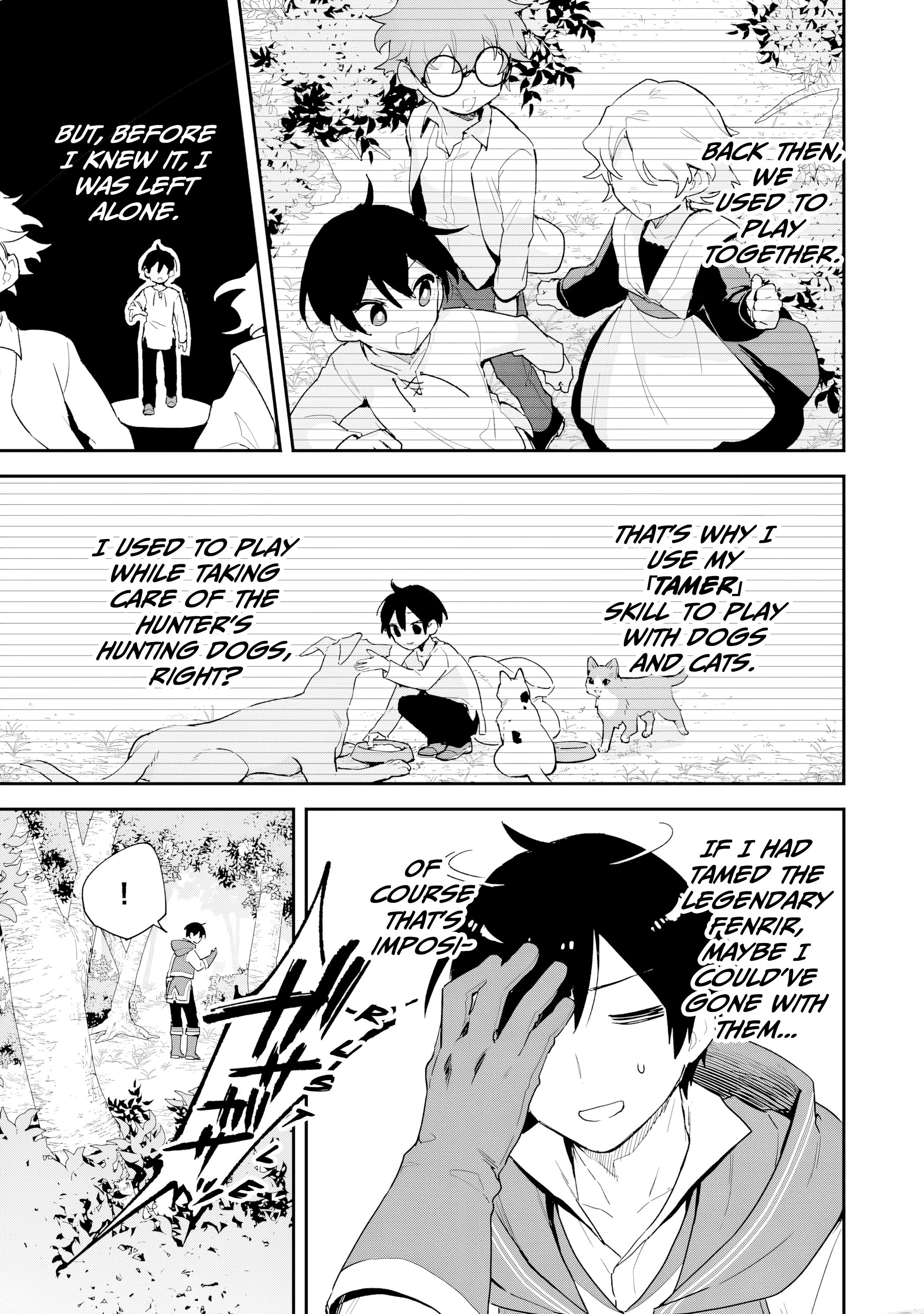 The Trainer Lives Surrounded by Monsters: Abandoned by the Hero Party, He Became the Strongest after Meeting with a Legendary Monster Chapter 1 page 12