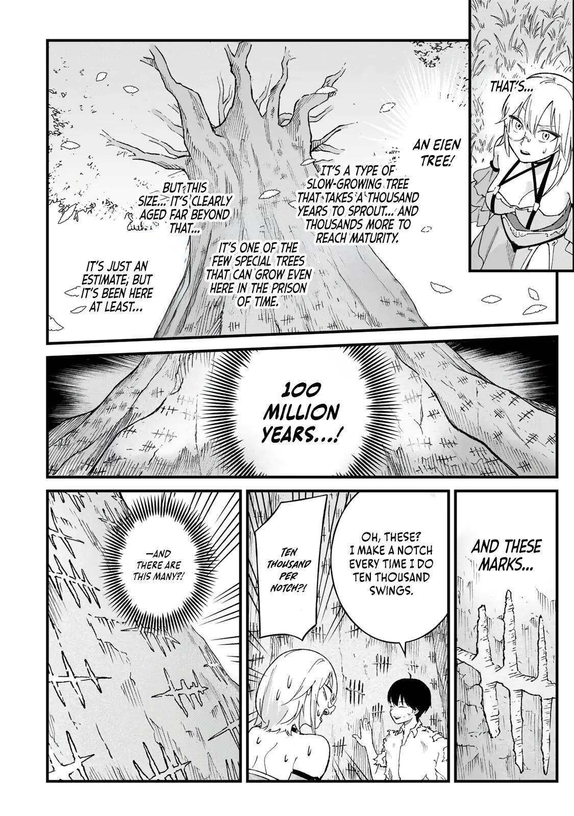 The Unaware Sword Saint Who Trained for 100 Million Years: Overwhelming Another World with the All-Purpose Divine Artifact Mocked as a Mere Stick and the “Sword Demon” Persona Born from Extreme Training Chapter 2 page 5