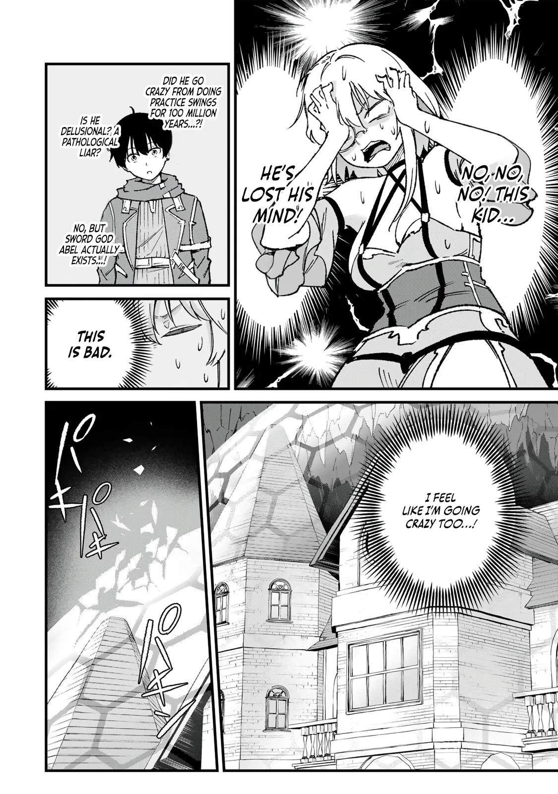 The Unaware Sword Saint Who Trained for 100 Million Years: Overwhelming Another World with the All-Purpose Divine Artifact Mocked as a Mere Stick and the “Sword Demon” Persona Born from Extreme Training Chapter 2 page 11