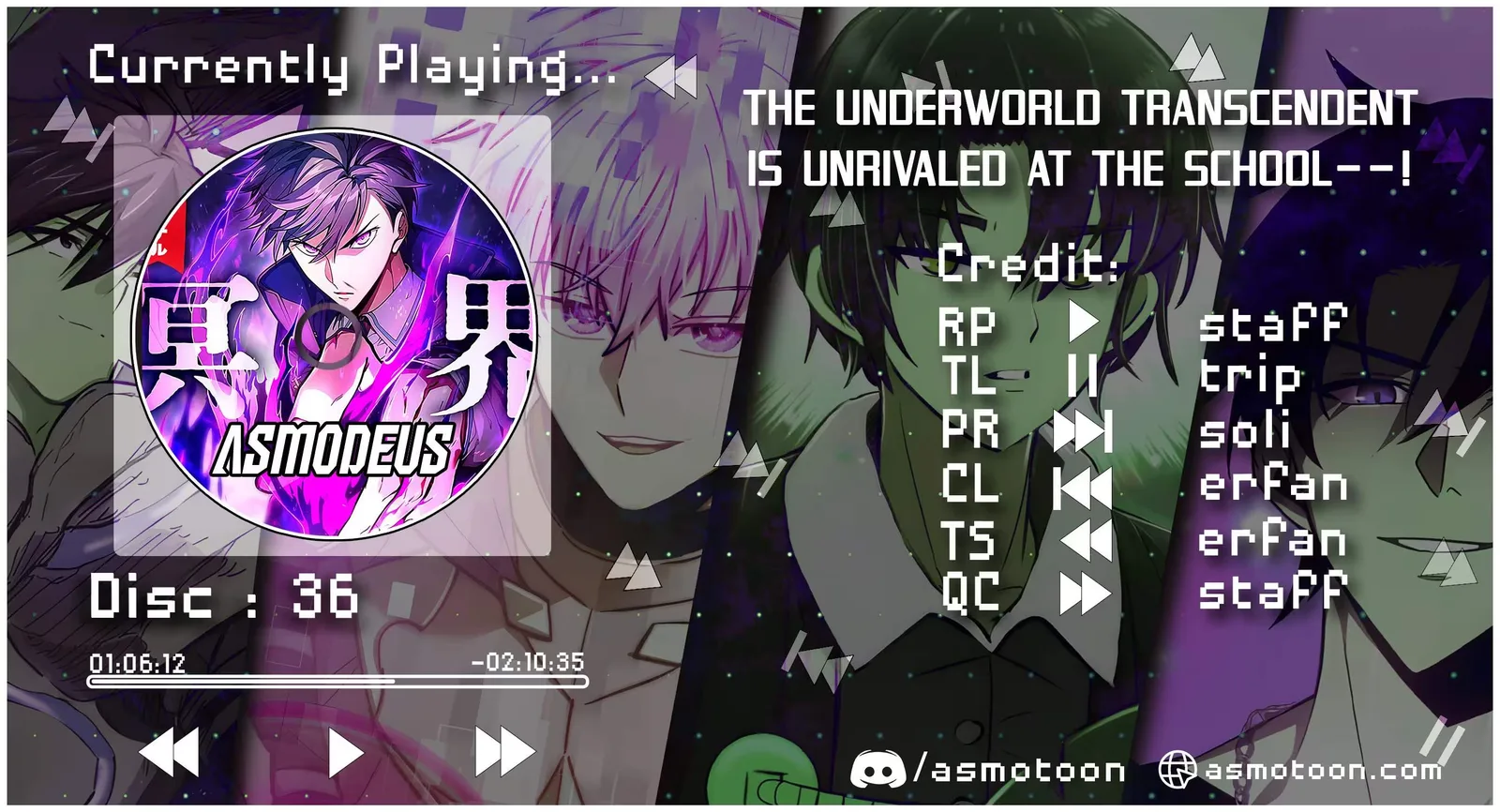 The Underworld Transcendent Is Unrivaled at the School——! Chapter 36 page 1