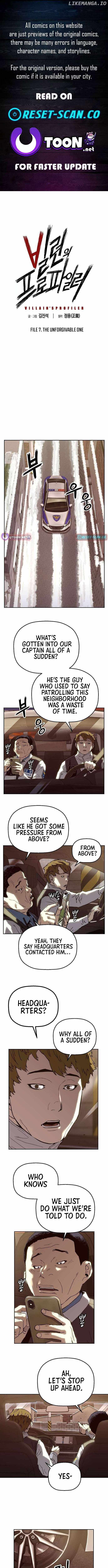 The Villain's Profiler Chapter 7 page 1