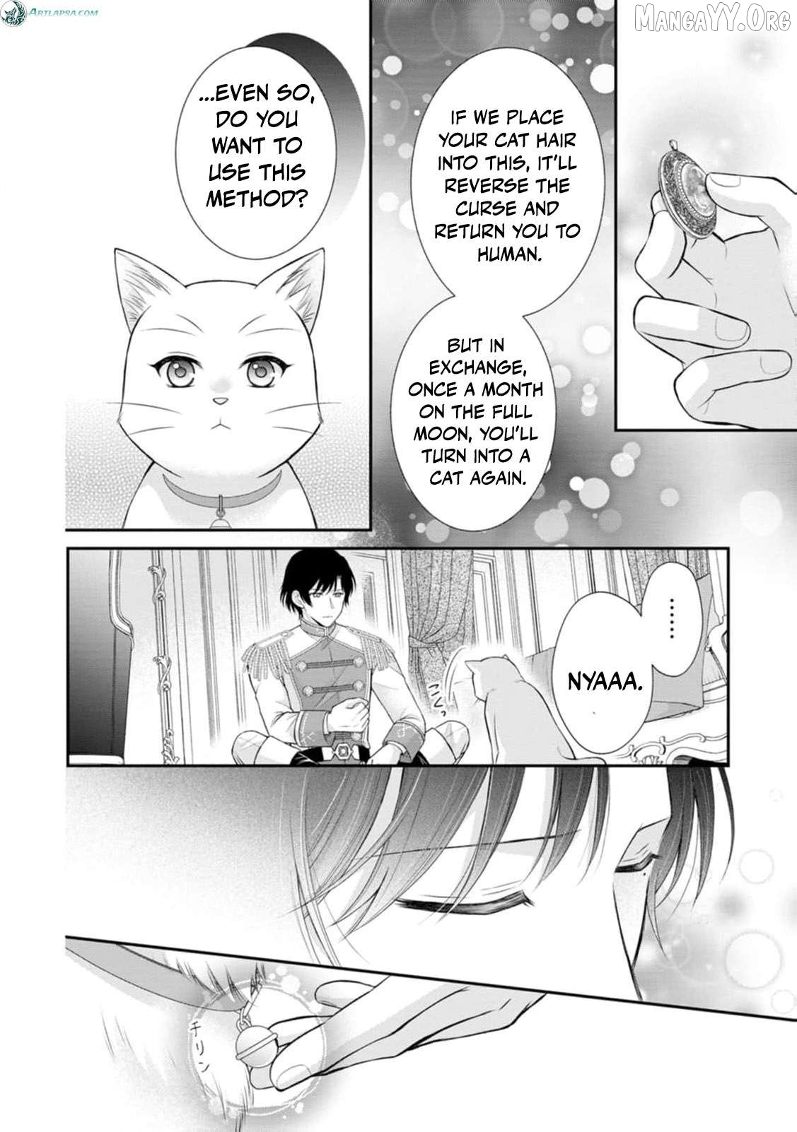 The Villainess Cursed into a Cat Is Taken In by the Crown Prince Chapter 13 page 21