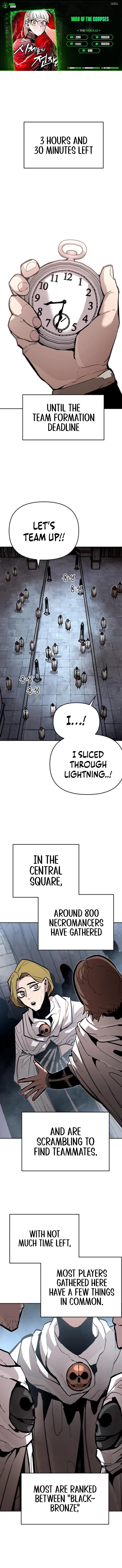 The War of Corpses Chapter 13 page 1