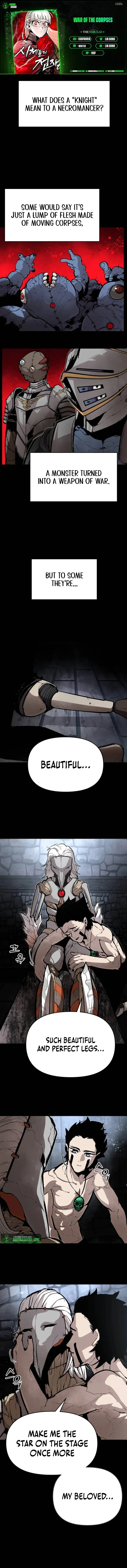 The War of Corpses Chapter 17 page 1