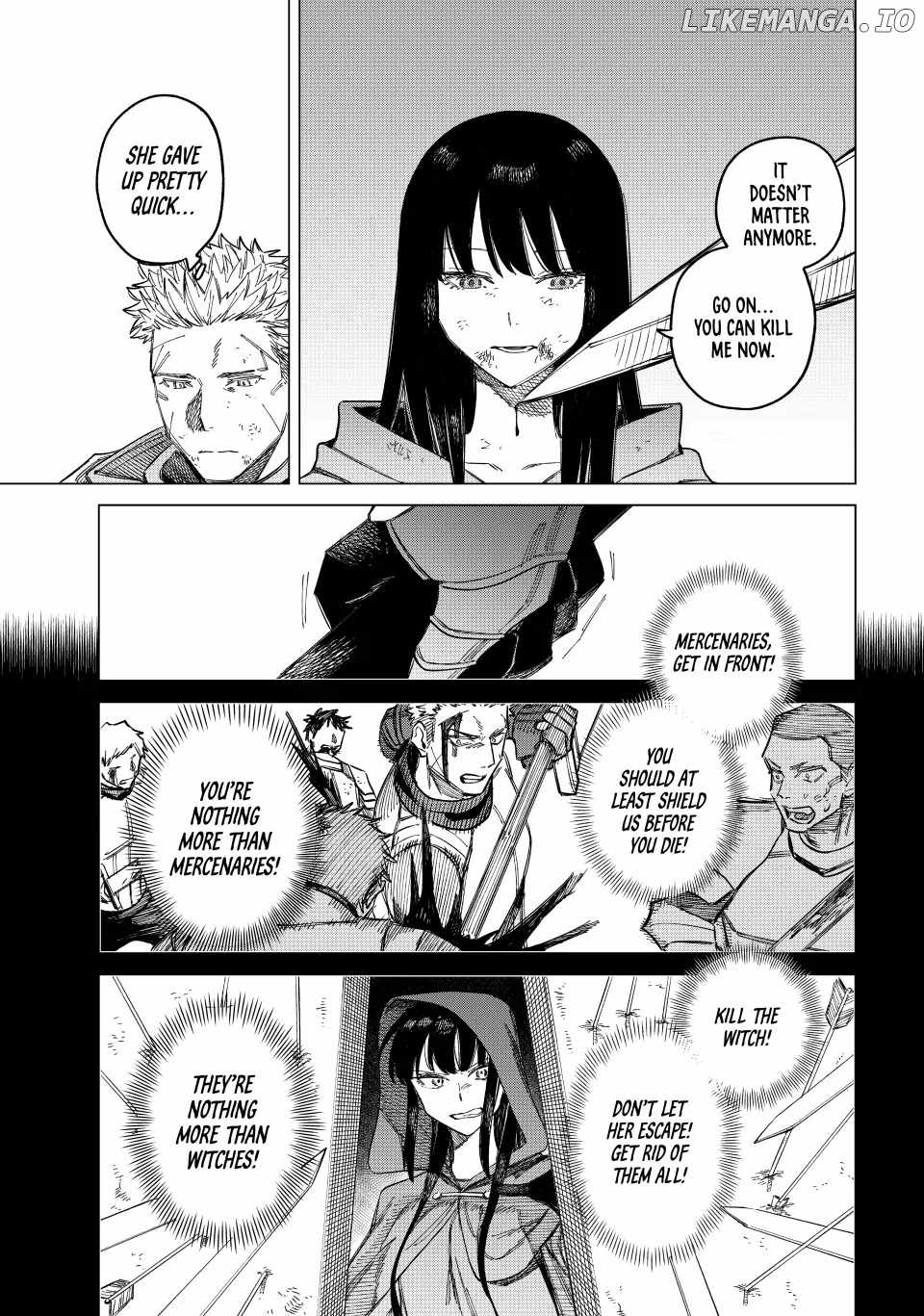 The Witch and the Mercenary Chapter 1 page 44