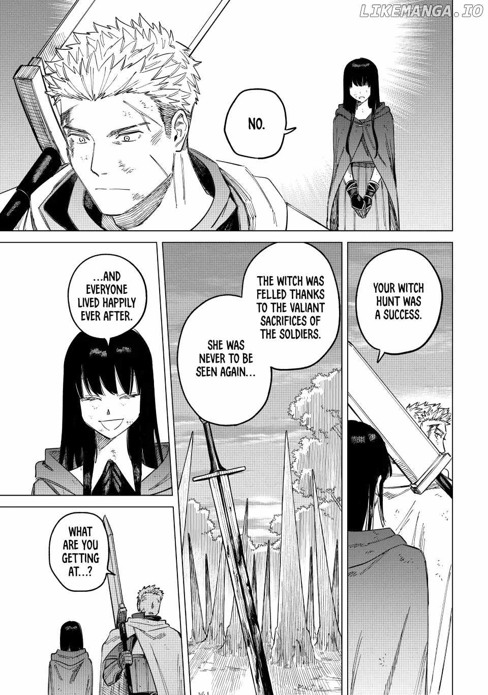 The Witch and the Mercenary Chapter 1 page 52