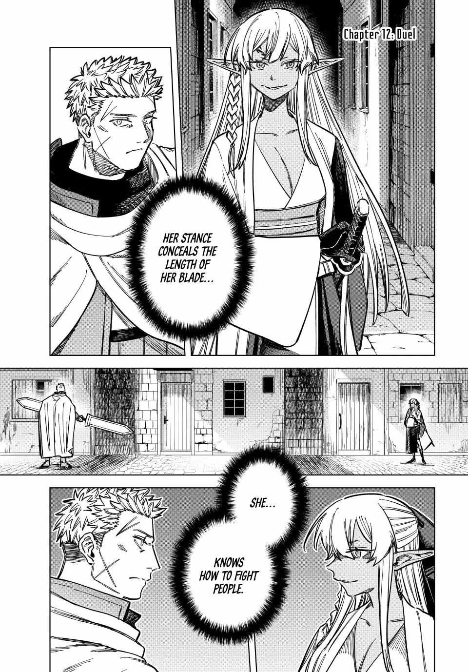 The Witch and the Mercenary Chapter 12 page 1