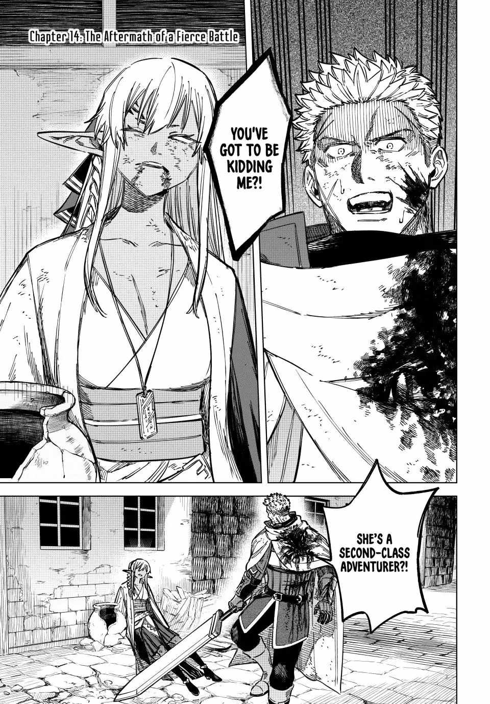 The Witch and the Mercenary Chapter 14.1 page 1