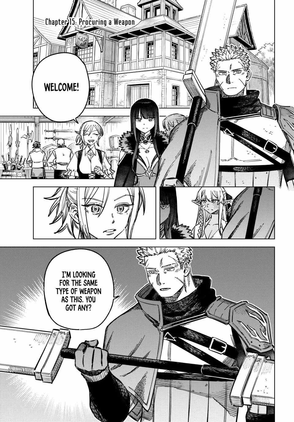 The Witch and the Mercenary Chapter 15 page 1