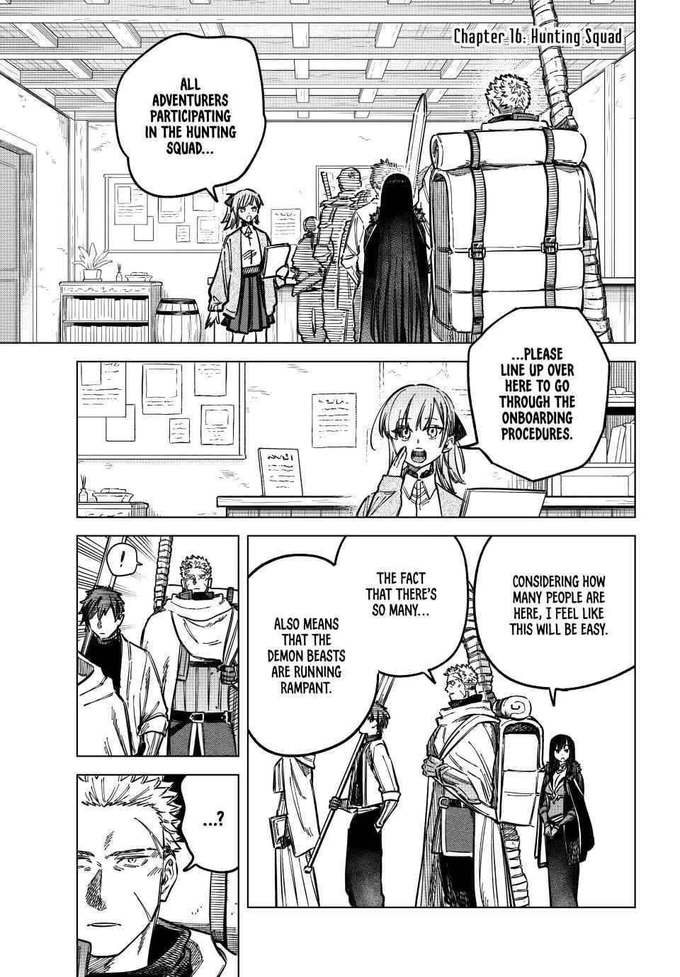 The Witch and the Mercenary Chapter 16 page 1