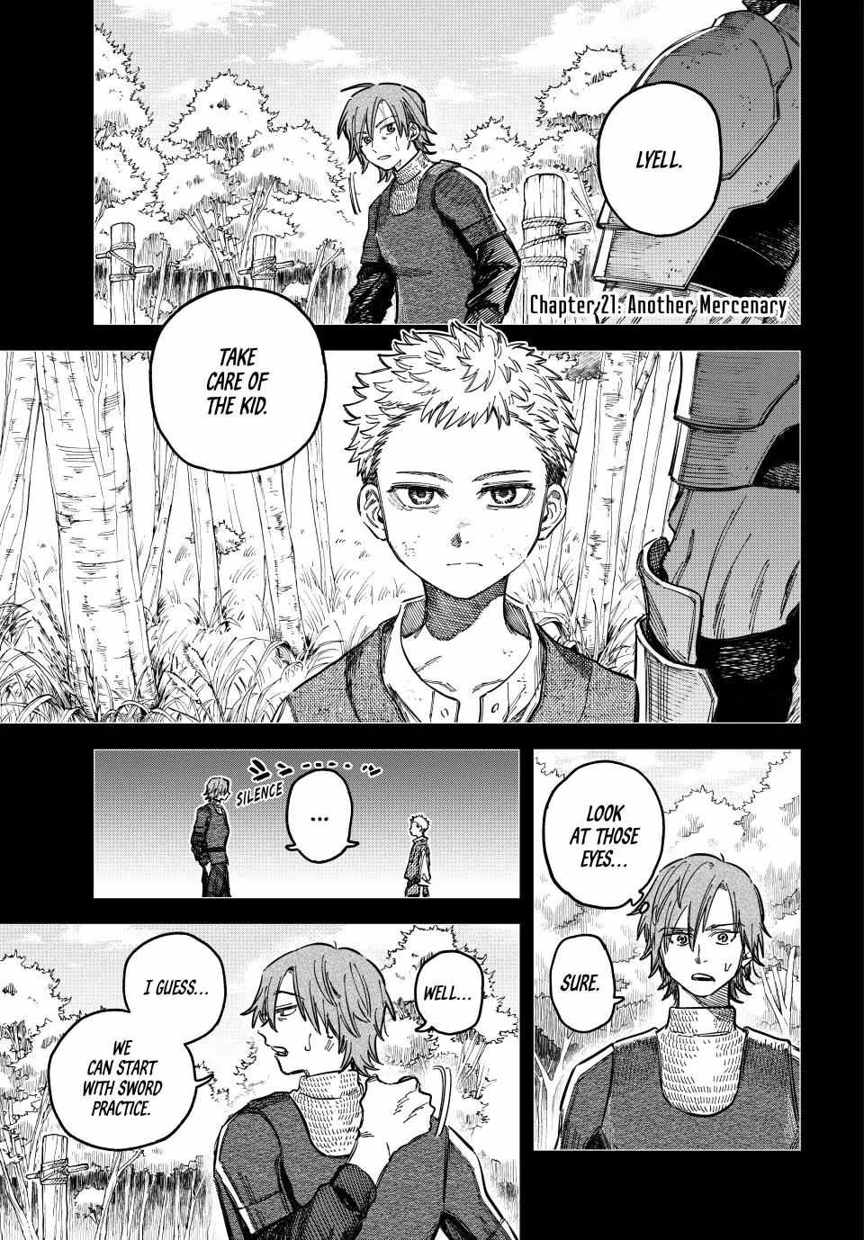 The Witch and the Mercenary Chapter 21.1 page 1