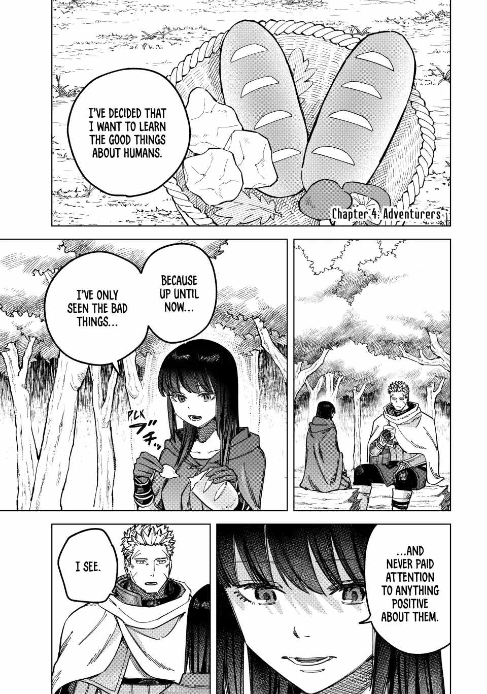 The Witch and the Mercenary Chapter 4 page 1